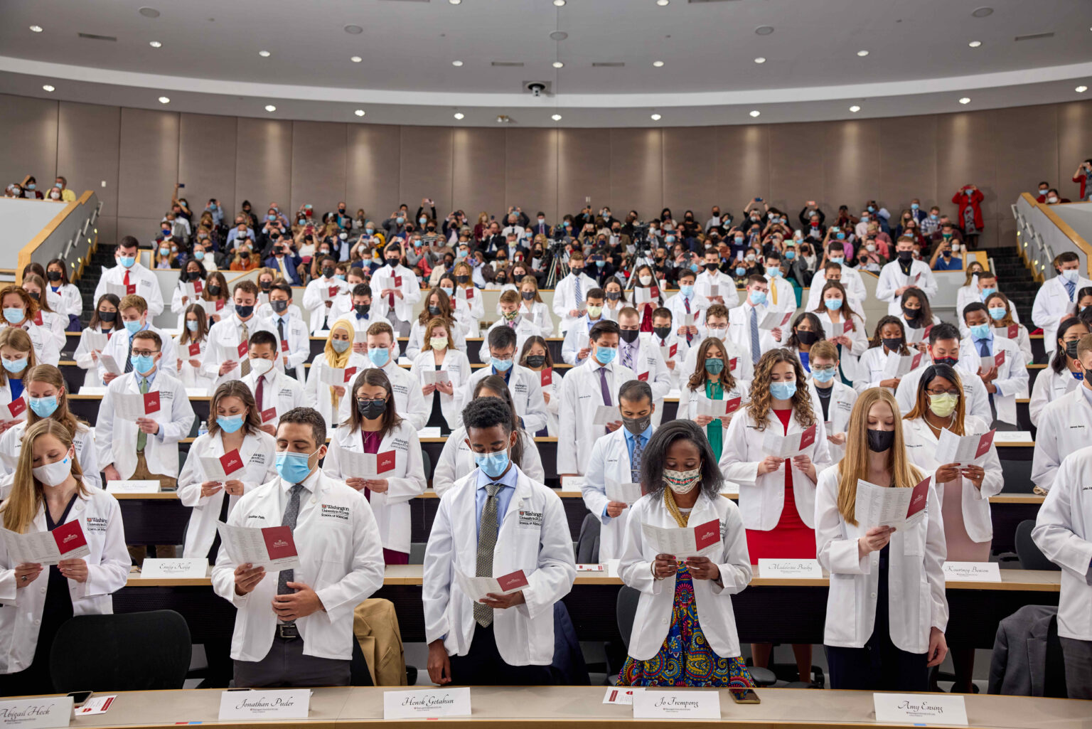 Medical students celebrate in-person White Coat Ceremony