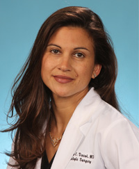 Urologist Alana Desai, MD, is studying the effects of using a shorter course of antibiotics to prevent infection after kidney stone surgery.