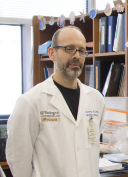 Virologist Michael Diamond, MD, PhD, led a team that developed two mouse models of Zika virus infection in pregnant mice.