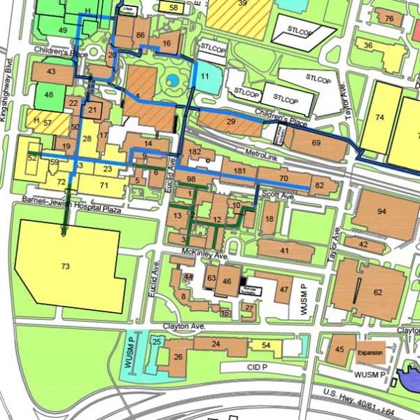 Washington University Medical Campus Map | Images and Photos finder