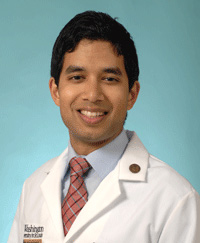 Neelendu Dey, MD, is a gastroenterologist who is interested in the relationship between our gut microbes and disease.