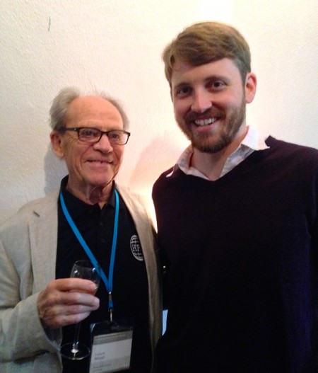 One of the highlights of Jordan McCall’s time at the conference in Lindau, Germany, was meeting neuroscientist Torsten N. Wiesel, MD, who in 1981 received the Nobel Prize in physiology/medicine along with Roger W. Sperry, ScD, and David H. Hubel, MD. Half of the prize was awarded jointly to Hubel and Wiesel for their discoveries concerning information processing in the visual system.